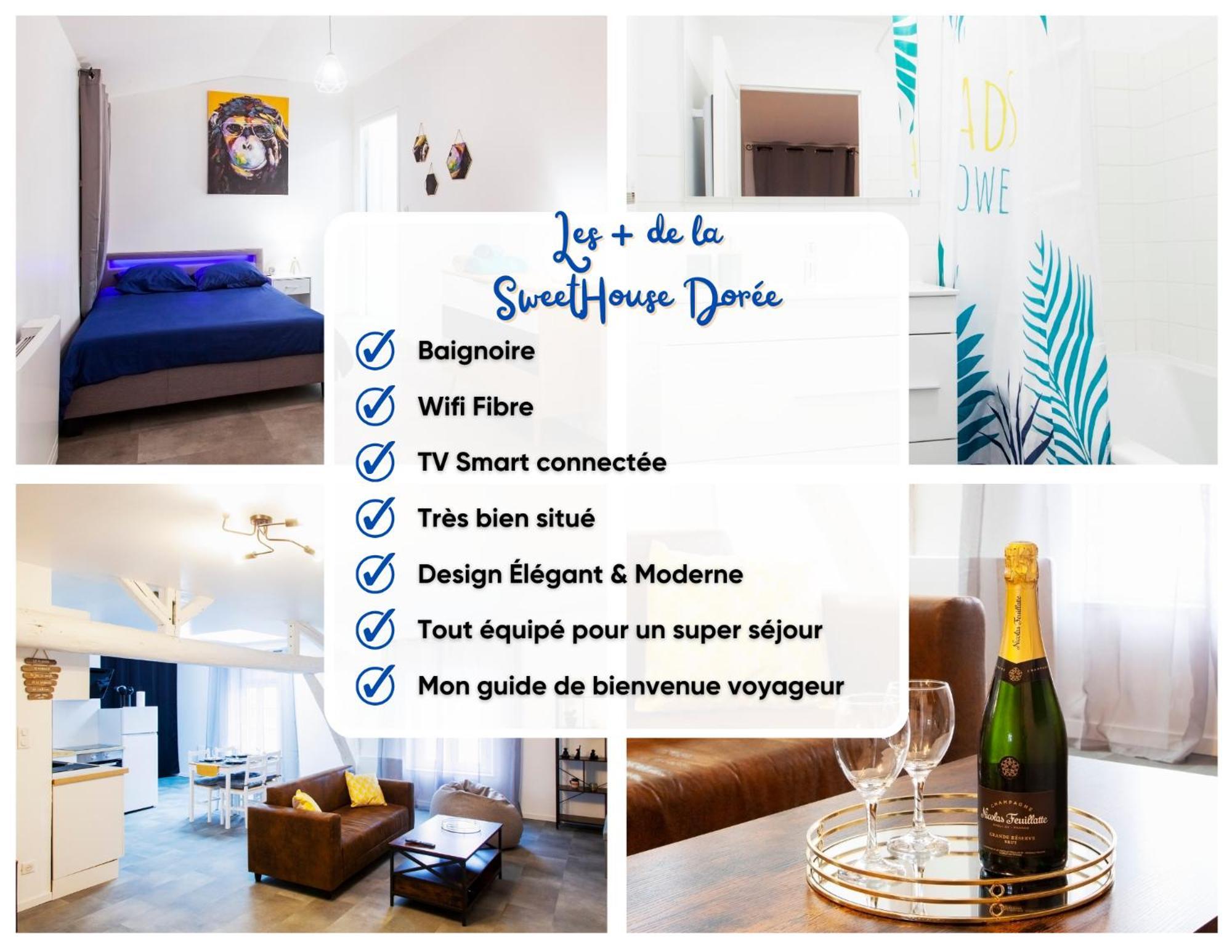 La Sweet House Doree Centre Ville Wifi Tout Confort Vitry-le-François Extérieur photo